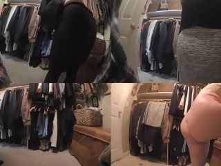 Inviting Grandma's booty On covert web cam