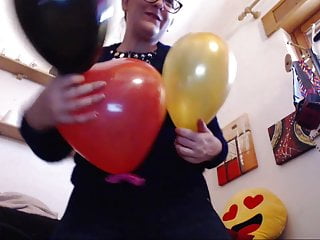 Seven dumping climaxes on seven inflated balloons for you